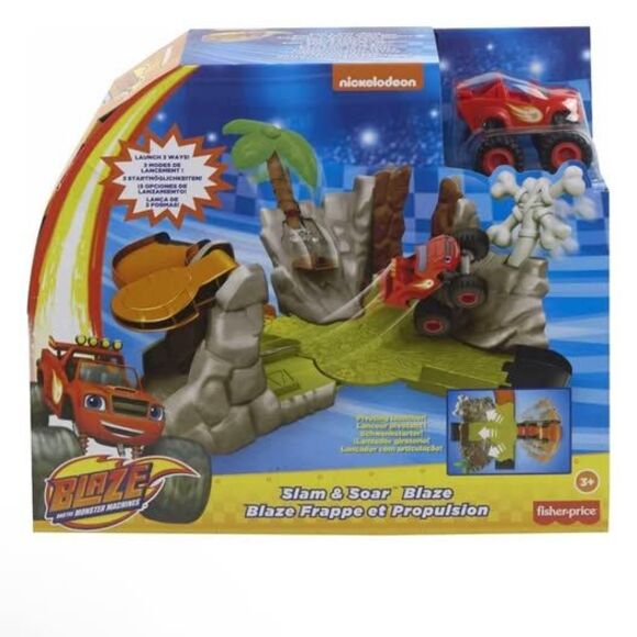 NEW Fisher-Price Blaze and The Monster Machines Race Track Slam & Soar Playset - Picture 1 of 6